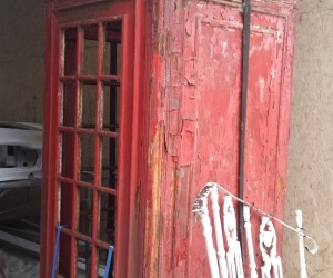 blasting of phone box london