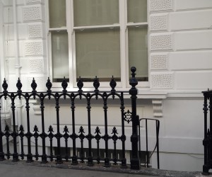 blasting of railings work central london