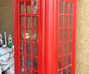 blasting of phone box surrey