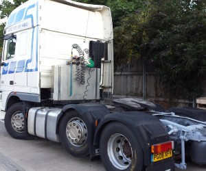 lorry blasting london